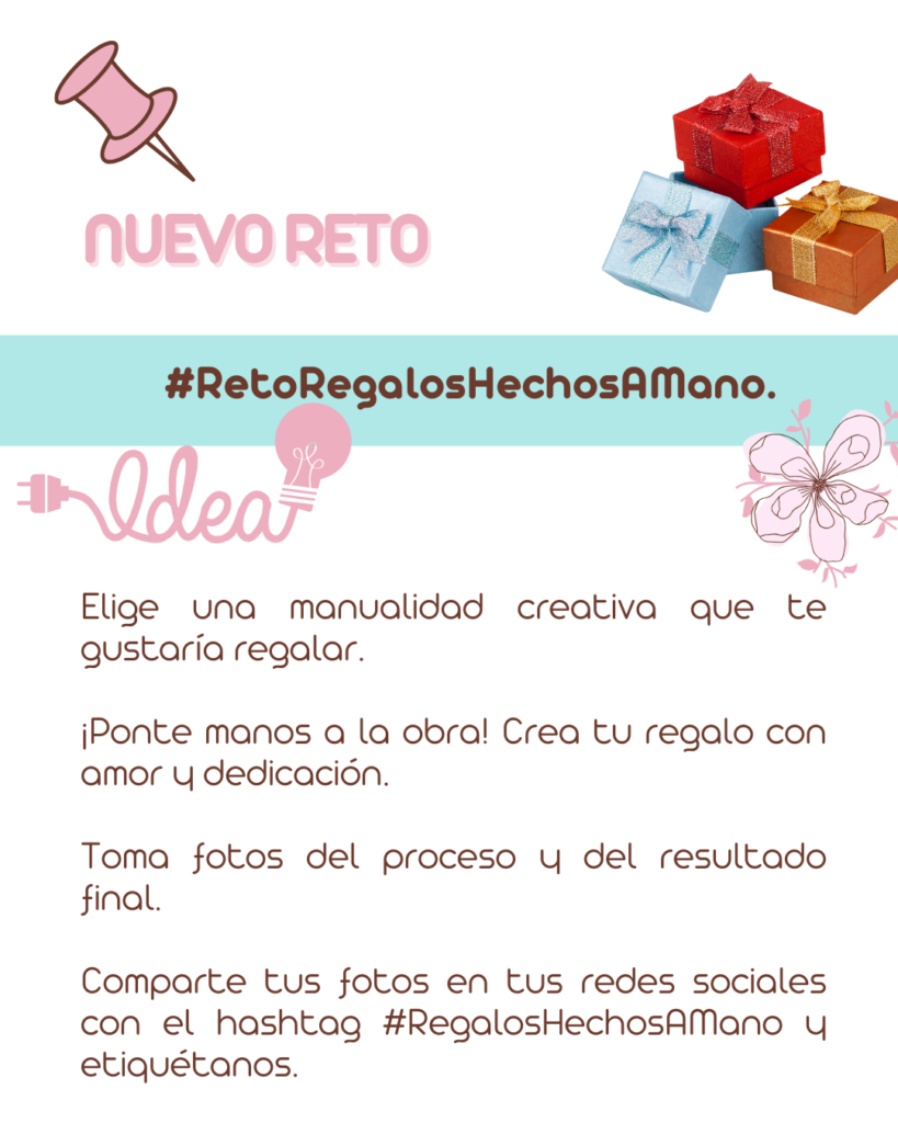 reto de manualidades para regalar